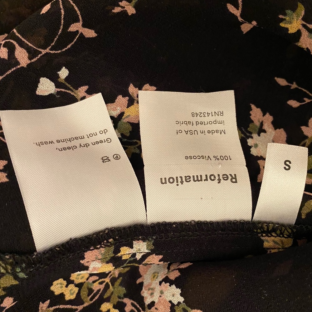 Reformation - Floral Button Down - Small - image 7